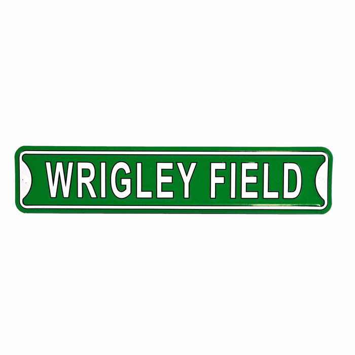Wrigley Field 16" Mini Laser Cut Steel Street Sign