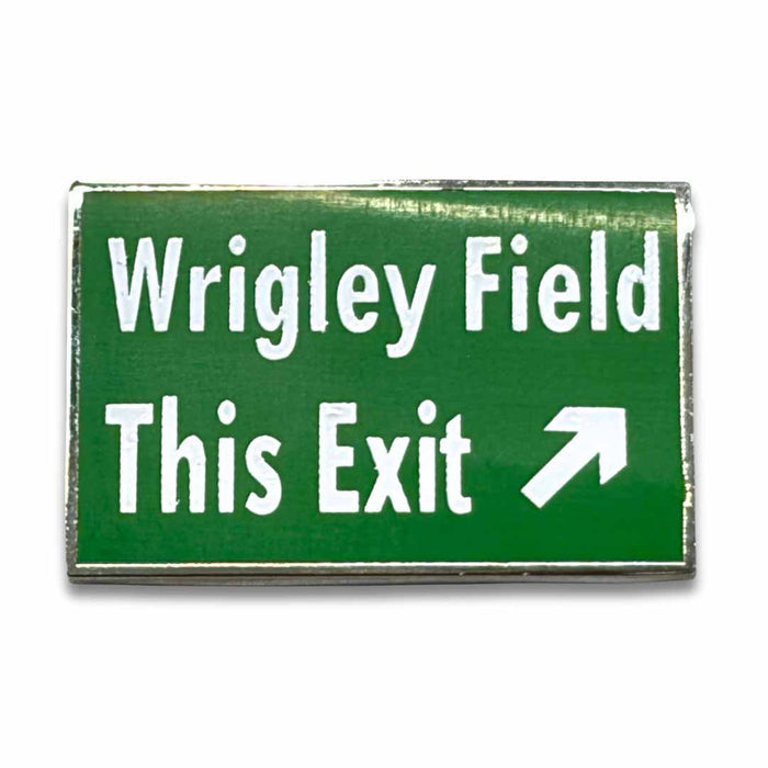 Wrigley Field This Exit Lapel Pin