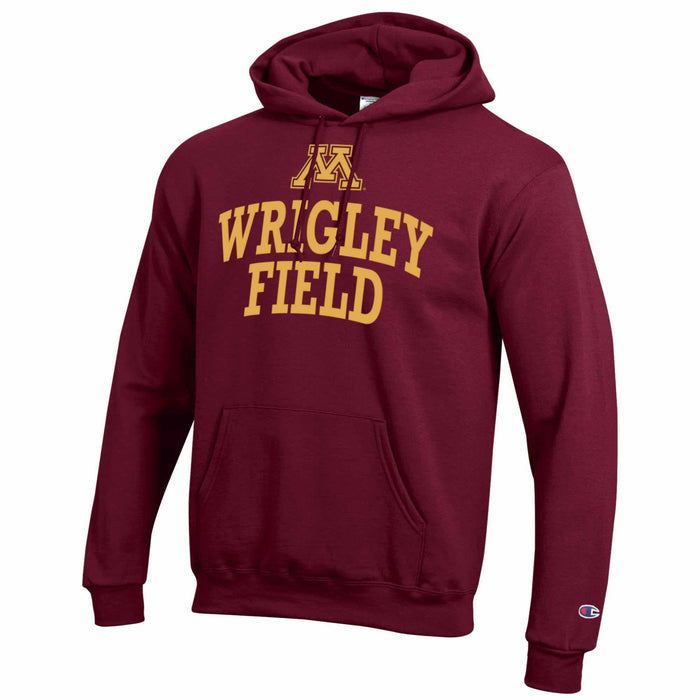 Wrigley Field University Of Minnesota Champion Maroon Hooded Sweatshirt