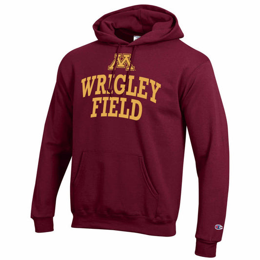 Wrigley Field University Of Minnesota Champion Maroon Hooded Sweatshirt