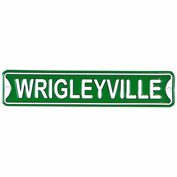 Wrigleyville 16" Mini Laser Cut Steel Street Sign