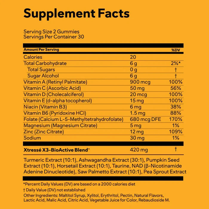 Xtressé Hair Support Gummies (30 days)