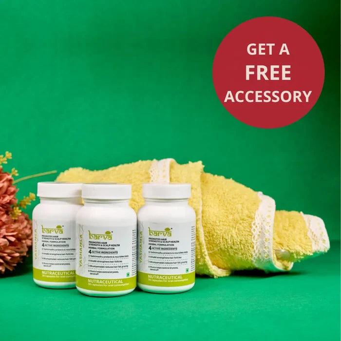 Yashamla Pack of 3 with a Free Hair Wrap
