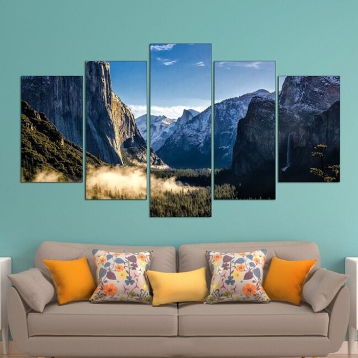 Yosemite National Park Wall Art Frame Canvas Printing Decor